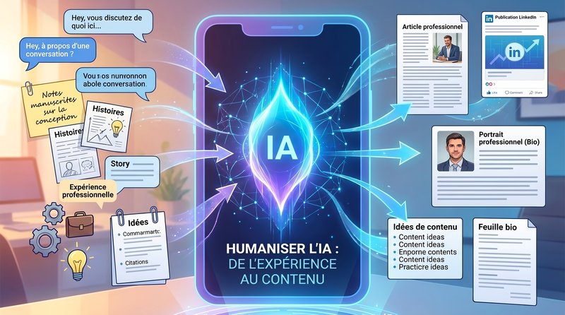 Matinale – Contenu humain avec l'IA